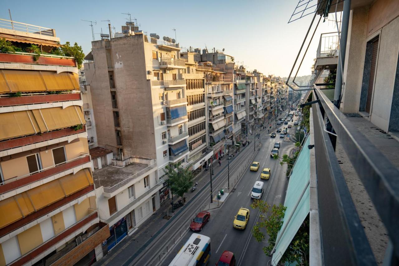 Dimotiko Theatro Metro St. 1 Bedroom 4 Pers. Flat Pireus Exteriör bild
