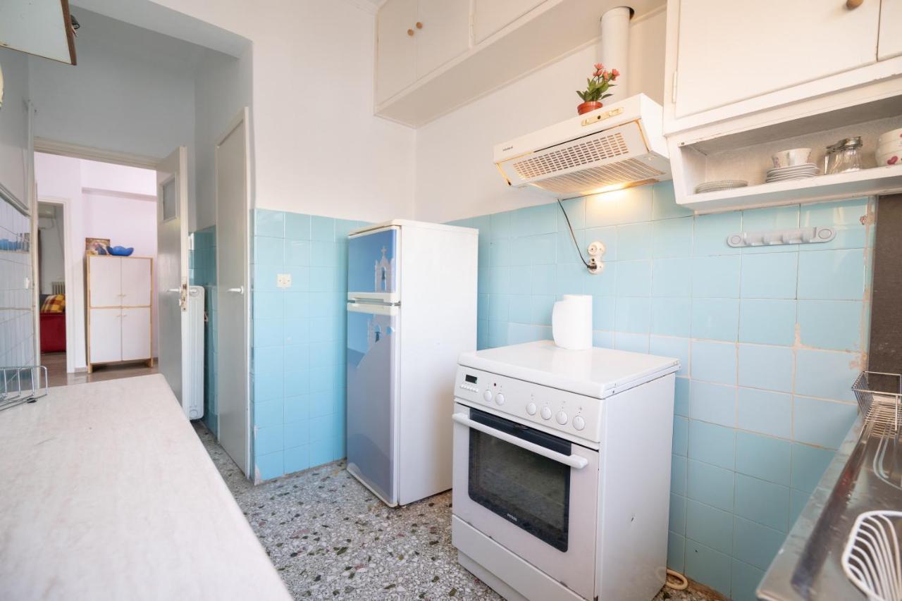 Dimotiko Theatro Metro St. 1 Bedroom 4 Pers. Flat Pireus Exteriör bild